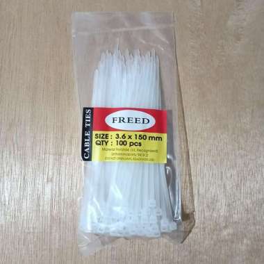 Cable Ties FREED 3,6x150mm W / Kabel Tis / Tali Nylon