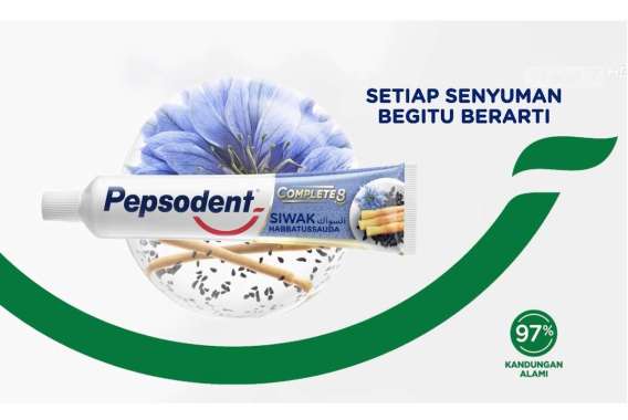 Pepsodent Pasta Gigi Complete 8 Actions