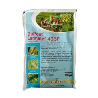 Insektisida Dupont Lannate 40Sp 100Gr Biru 100 Gram Untuk Hama Ulet Dl