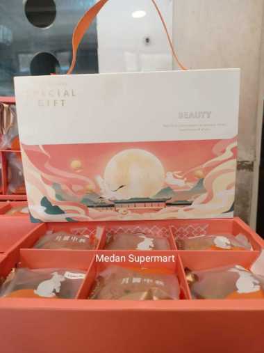 Toko HH Thousand Layer Moon Cake HHH BaganSiapiapi Kacang Merah / Hijau / Durian Kacang / Buah Naga 