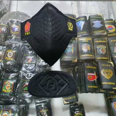 Masker Tni Polri Tomo | Masker Tomo Hitam | Masker Bakteri model Tomo | Masker Tomo