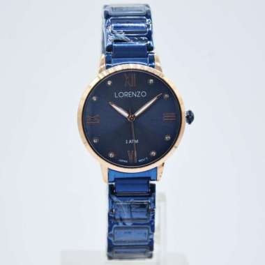 LORENZO 7105LBR - Jam Tangan Wanita Original - Blue Rose