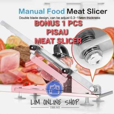 Meat Slicer Alat Pengiris Pemotong Daging Tipis Stainless Steel Beef