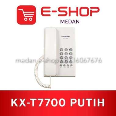 Panasonic KX-T7700 - Pesawat Telepon Rumah Kantor Single Line (PUTIH)