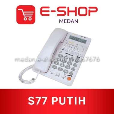 Telepon Kabel Sahitel S-77 Pesawat Telepon Rumah Sahitel S77 (Putih