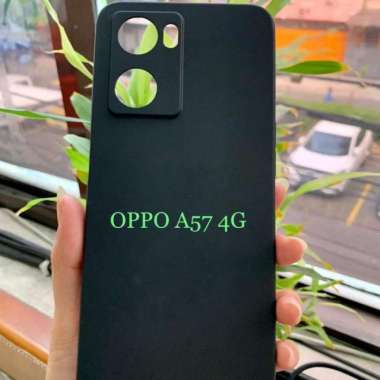 Case Oppo A57 4G Premium Black Matte Soft Case Casing - Oppo A57 Oppo A57