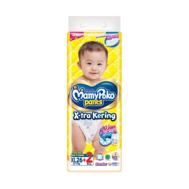 Promo Harga MAMY POKO Pants Xtra Kering XL26+2 28 pcs - Blibli