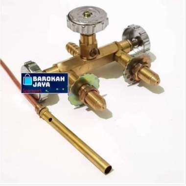 Mesin Tekanan Tinggi DOUBLE Manual Kompor Gas /Joss-Kran Gas Valve