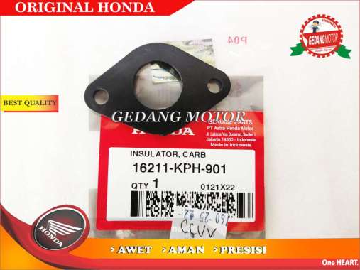 EBONIT PAKING MANIFOLD INSULATOR KARISMA SUPRA X 125 KARBU ORI AHM KPH