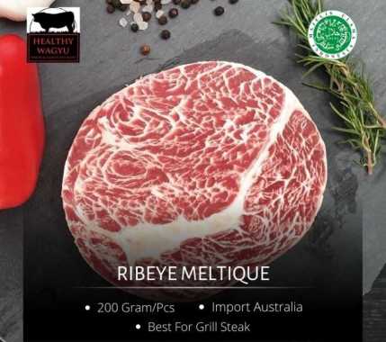 Ribeye Meltique Beef Steak Premium Australia 200gr