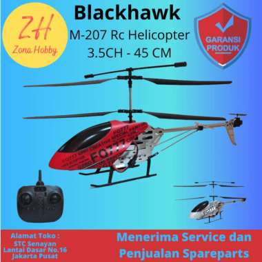 Blackhawk M207 RC Helicopter 3,5CH / Helikopter 4 Arah Remote Control Multicolor