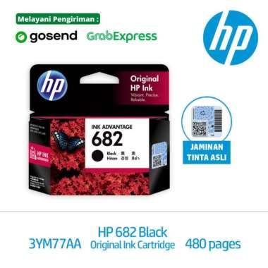 Tinta HP 682 Black Original DeskJet 1216 2335 2336 2337 2775