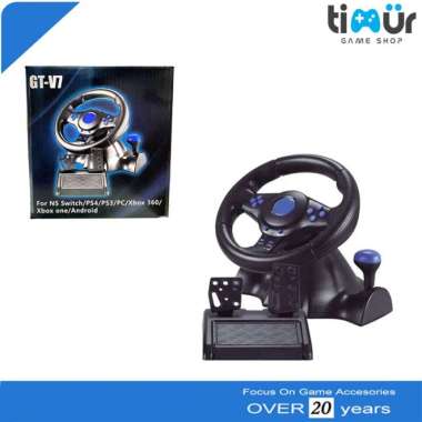 Stir Setir GT-V7 Steering Wheel Racing PS3 PS4 PS5 Android PC Xbox