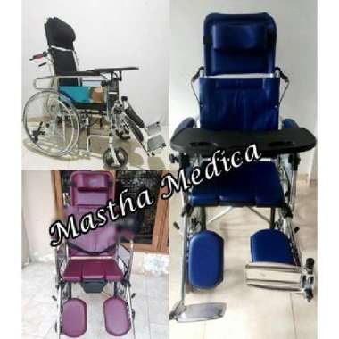 Kursi Roda Avico 5 in 1 Tempat Tidur + BAB + Makan + Selonjor 5in1