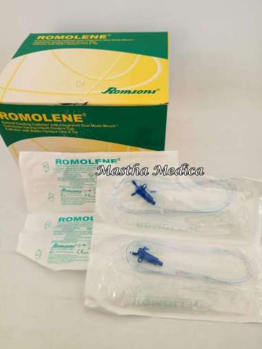 Selang Makan NGT Feeding Tube Romolene Dewasa Romsons 8 FR PerBox