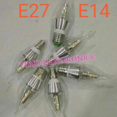 Candle Lampu/ Bohlam LED 4 Watt E14 & E27