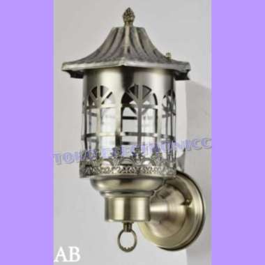 Lampu Hias Dinding Klasik Indoor/ Outdoor 1798 - Hitam