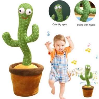Dancing cactus kaktus goyang mainan anak kaktus joget