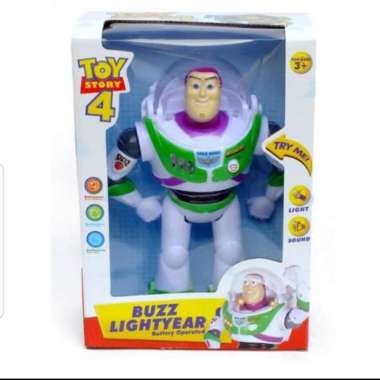 MAINAN ANAK TOY STORY 4 BUZZ LIGHT YEAR ROBOT JALAN