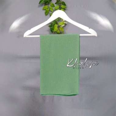 Hijab Pashmina Ceruty Premium / Pasmina Curve Sage Green