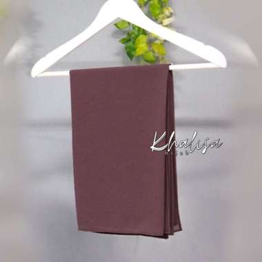Hijab Pashmina Ceruty Premium / Pasmina Curve Rousetaupe