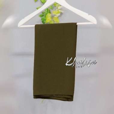 Hijab Pashmina Ceruty Premium / Pasmina Curve Army