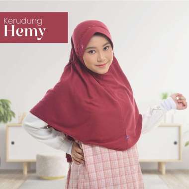 Kerudung Rabbani asli. Hijab instan HEMY. Jilbab basic. Rabani original. S Marun