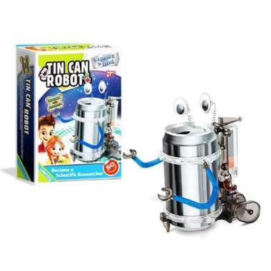 Mainan Edukasi - TIN CAN ROBOT - DIY Science Kit Sains