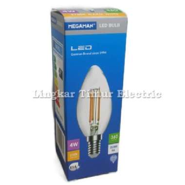 Lampu Filament LED MEGAMAN YTFC35 CL 4Watt LED Bulb 4Watt 2700K Warm White