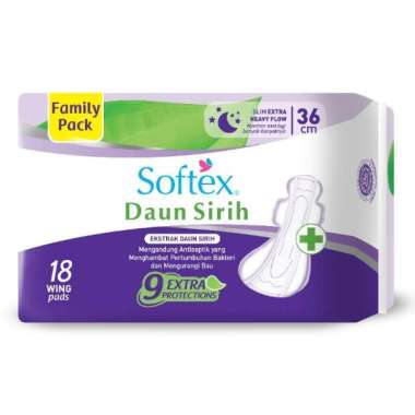 Softex Daun Sirih 36 Cm 18'S