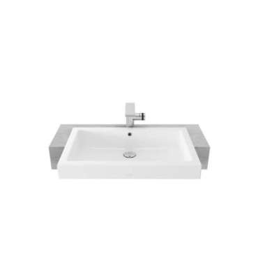 Wastafel TOTO LW 646 J White Body Only SEMI TANAM