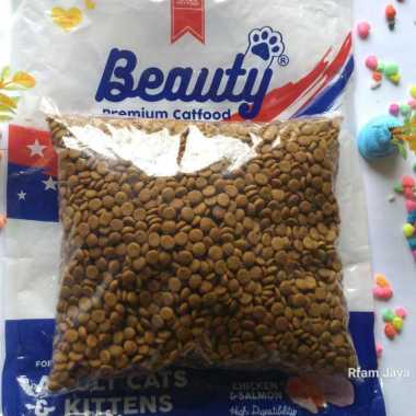 BEAUTY PAKAN KUCING 500 GRAM PAKAN KUCING PREMIUM CAT FOOD