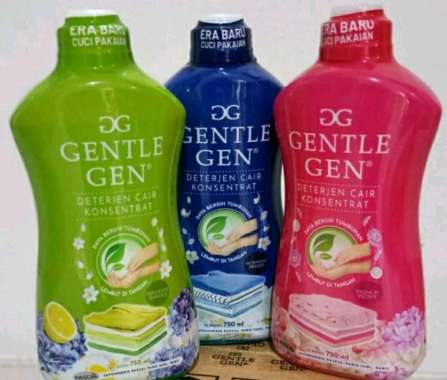 gentle gen deterjen cair hijau