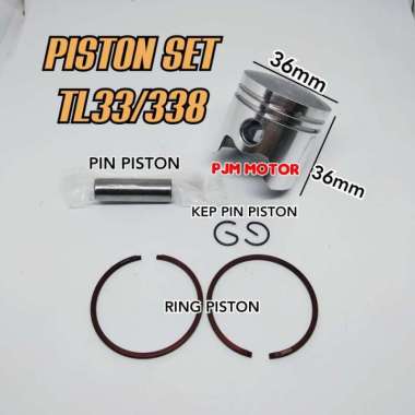 Piston Seher Mesin Potong Rumput BG 338 330 TL33 Tanika