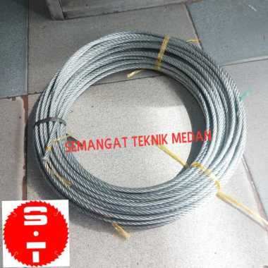 5mm KABEL SELING SLING TALI KAWAT LAPIS BENANG WIRE ROPE 5 mm ECERAN