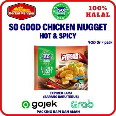 So Good Chicken Nugget Original / Spicy Garlic / Hot & Spicy 400 gr Hot & Spicy