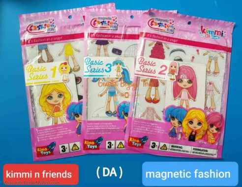 Mainan Magnetic Doll Kimmi And Friends / Mainan Boneka Magnetic
