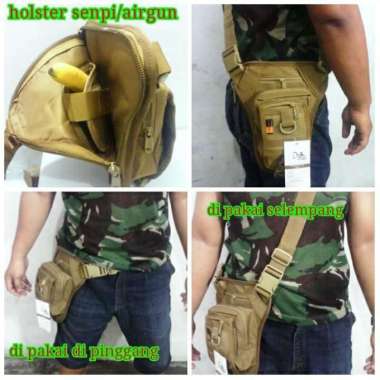 tas selempang slempang 176 / holster / pistol Hitam