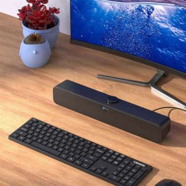 Lenovo Soundbar Portable Desktop Speaker Dynamic Sound 6W - LECCO DS102 LECCO DS101