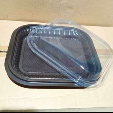 Nampan Plastik Kue 1722 Uk Mini+Tutup /Mika Kotak/Nampan Bolu/Tray