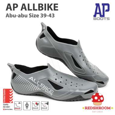 Sepatu Bikers AP BOOTS AP ALLBIKE ABU - SEPEDA FASHION SEHARI-HARI 40