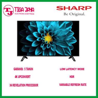 SHARP 4T C60DK1X UHD ANDROID 4K LED TV 60" 4TC60DK1X 4T-C60DK1X GOOGLE ANDROID