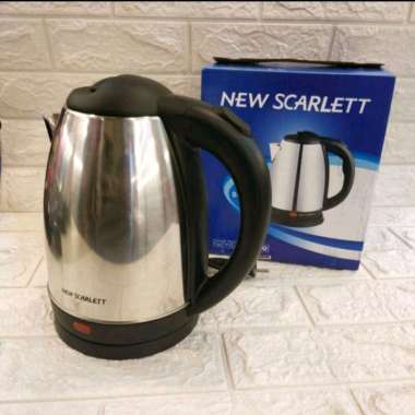 TEKO ELEKTRIK NEW SCARLETT UK. 2 LITER// TEKO LISTRIK STAINLESS STELL new Scarlett