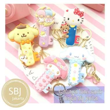 Gantungan kunci Keychain sanrio hello kitty twin cinnamoroll melody MELODY warna
