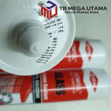 Lem Dowsil Glass White 300 ml / Lem silikon sealant putih