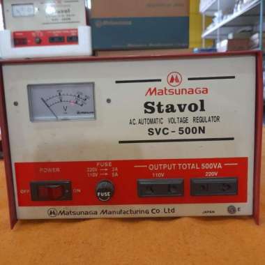 Stabilizer Listrik Stavol Matsunaga SVC-500N SVC-1000N 220V 500 Watt