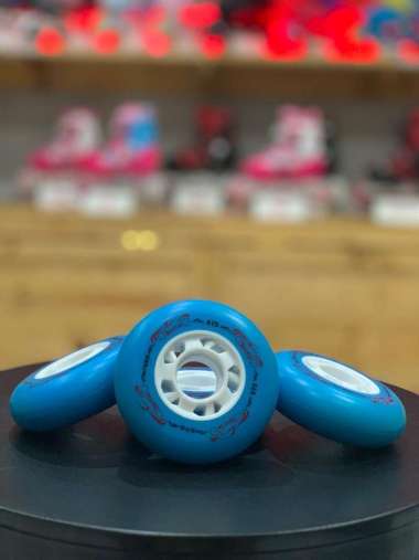 Roda Sepatu Roda Wheels Inlineskate ATS Biru 76MM