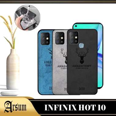 PROMO Case INFINIX HOT 10 Softcase Deer Bermotif jeans New Casing INFINIX HOT 10 INFINIX HOT 10 BIRU