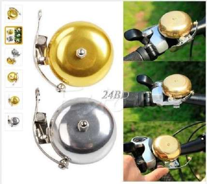 Bell Sepeda Retro / Bell Sepeda Ontel / Bell Klasik Sepeda warna GOLD gold