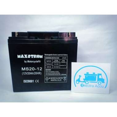 Aki Genset 12v 20ah 12v20ah 12 v 20 ah VRLA MF Kering Baterai Battery